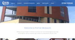 Desktop Screenshot of premierbrickwork.co.uk